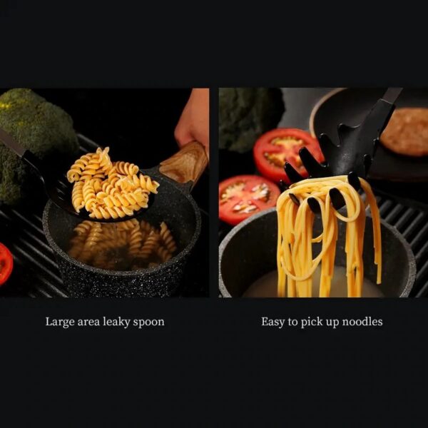 Cooking Utensil Set Premium 5 Piece Kitchen Utensil Set - Stainless Steel Handle And Nylon Faucet, Non-Stick, Heat Resistant, For Home, Kitchen Gift - Image 5