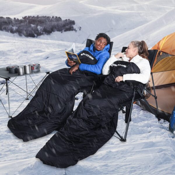 ANTARCTICA GEAR Heated Sleeping Bag, 5pcs Heating Areas Sleeping Bags 3 Adjustable Heating Levels Cold Weather Sleeping Bag For All Season Hiking & Camping - Image 6