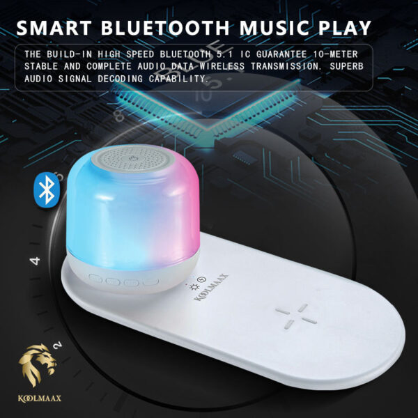 Koolmaax 2023 Night Light Charger 3 In 1 With Bedside Lamp Versatile New Trend - Image 10