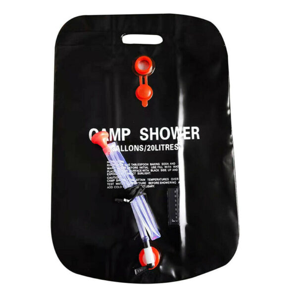 20L Camping Shower Portable Compact Solar Sun Heating Bath Bag Outdoor Travel - Image 5