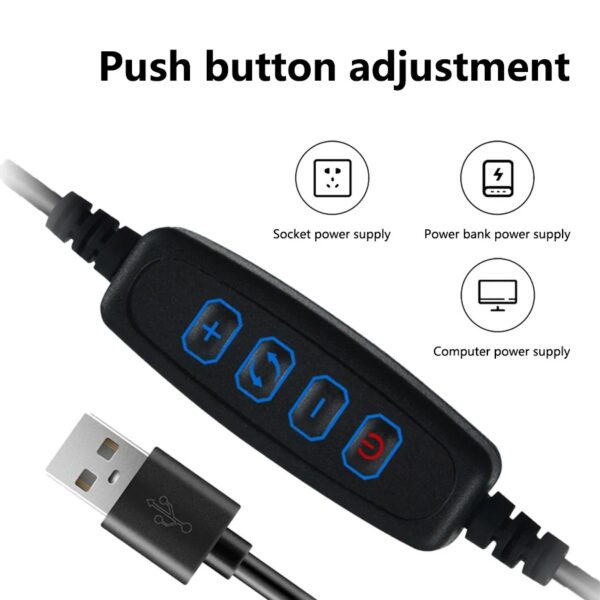USB Plug In Creative Spiral LED Night Light Dimmable 3 Colors Adjustable For Living Room Office Desk Table Bedroom Bedside Decor - Image 2