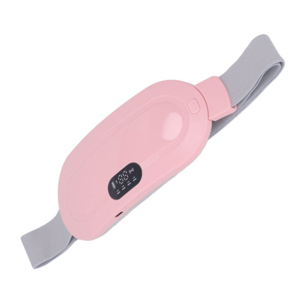 Menstrual Heating Pad USB Charging Electric Cordless Adjusted Portable Belt Heat Pad for Cramp Pink - Image 3