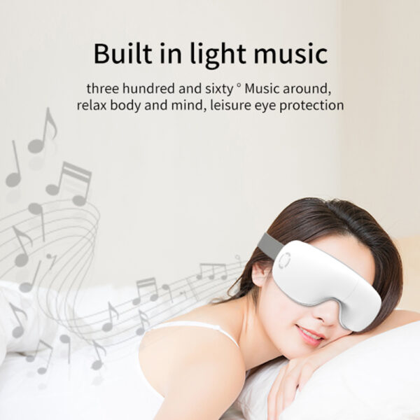Bluetooth Music Heating Eye Mask Massage Eye Muscles 5 Massage Modes Folding Design - Image 5