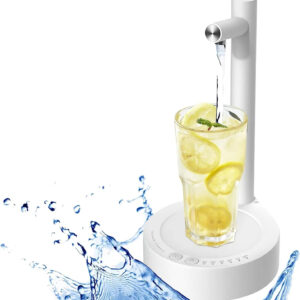 Desktop Water Bottle Dispenser, Smart Table Water Dispenser Portable Electric Water Bottle Pump Countertop For Universal Bottles, USB Charging Automatic Water Jug Dispenser For Bedside, Home, Office