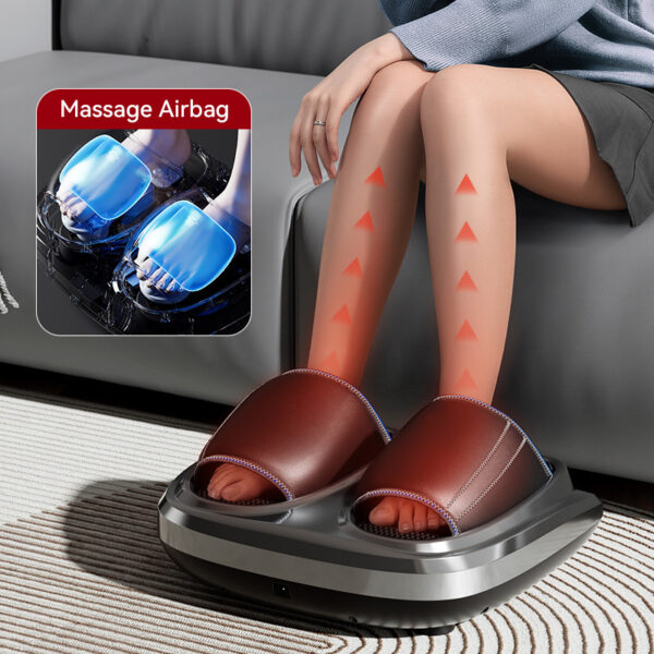 Hot Foot Massager Air Compression Foot Massager Deep Kneading Roll Precise Massage And Heating Function - Image 5