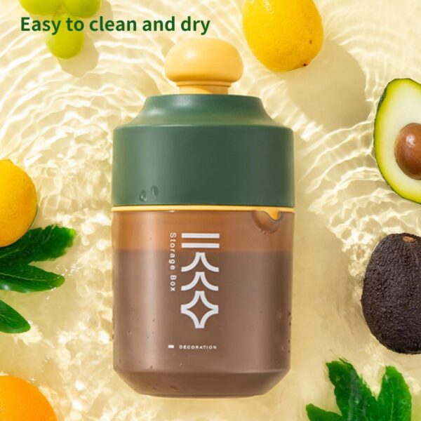 Mini Portable Manual Juicer Citrus Juicer Manual Lemon Squeezer Lime Orange Juicer Homemade DIY Fruit Orange Separating Juicer Fruit Separator Not Splash Semi-Transparent Non-electric Lemon Squeezer - Image 10